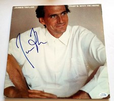 James Taylor Signed Autographed Record Album LP ACOA