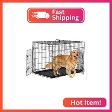 36 Inch Dog Crate,Puppy Crates for Small Dogs Folding Metal Wire Dog Cage for Me