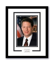 Vice President Al Gore Autographed Signed 11x14 Framed Photo Bill Clinton ACOA