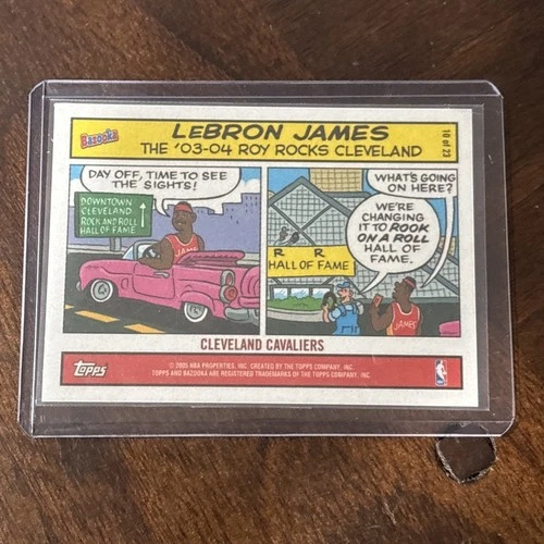 LEBRON JAMES "2003-04 Topps Bazooka Comics #10 Of 23 MINT EASY 9 OR 10 PSA