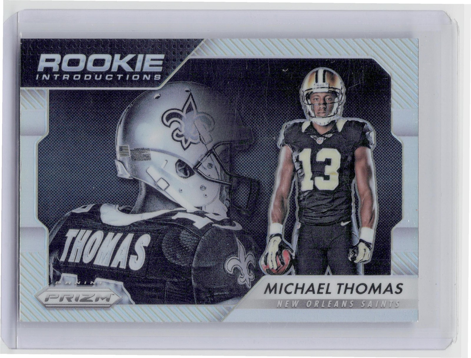 2016 Prizm Michael Thomas #14 Saints Rookie Introductions