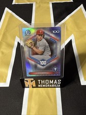2026 Bowman Chrome Gage Wood Top 100 BTP-100 Phillies Prospect Refractor