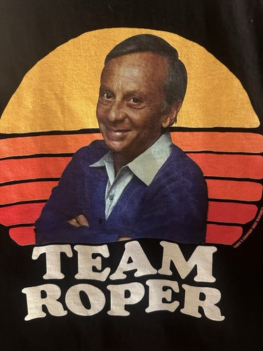 Team Roper Funny Stanley Roper 80's Sunset Three's Company T-Shirt Size XL - Picture 2 of 3