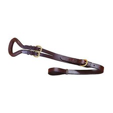 Tough1 Non-Slip Leather Crupper Brown