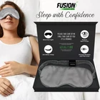 Fusion5 Mulberry Silk Sleep Mask Luxury Soft Travel Eye Cover Blackout