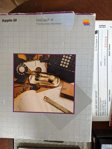 Apple III Visi Calc In Box New Old Stock Condition 