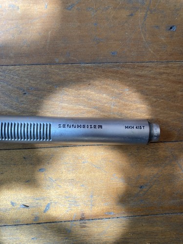 Sennheiser MKH 415 T Shotgun Mic w/ 48PH to 12T Converter and power supply