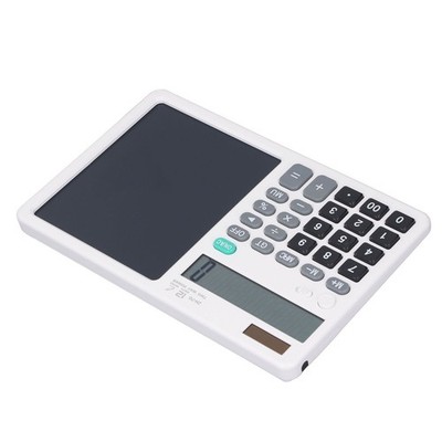 Math Calculator With Notepad Solar Battery Power Calculator Notepad LCD Sketche