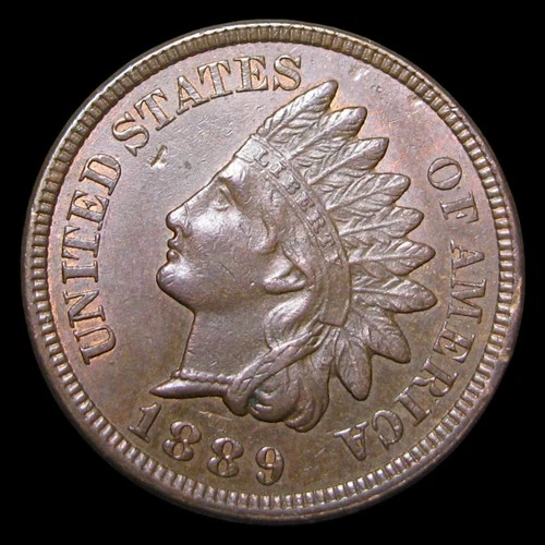 1889 Indian Cent Penny ---- Unc Coin ---- #PP449