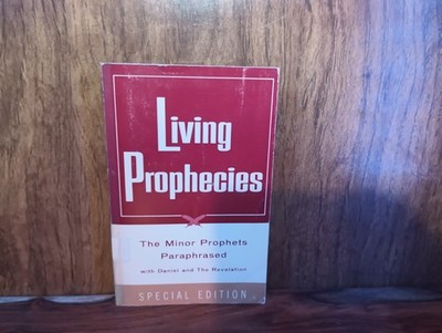 Living Prophecies Minor Prophets Kenneth N. Taylor PB Christian Ex Library