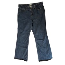 Gap Essential Bootcut Jeans Women's Size 16/33R Blue Mid Rise Dark Wash