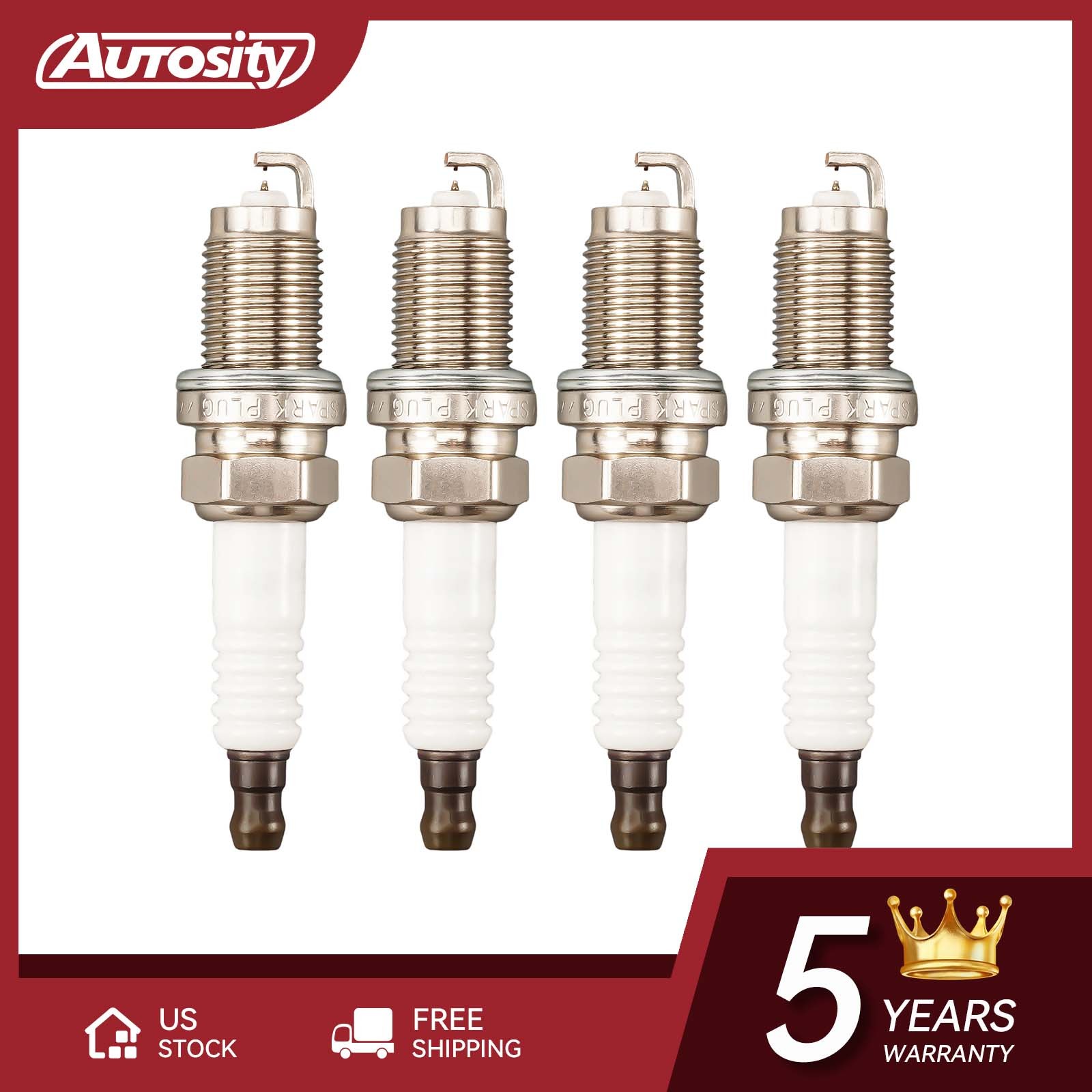 Set of 4 Iridium Spark Plug IZFR6K-11S 5266 For 2006-2011 Honda Civic L4 1.8L