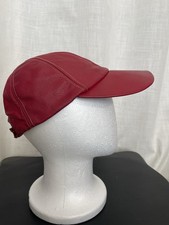 Vintage Wilsons Leather Red Baseball Hat