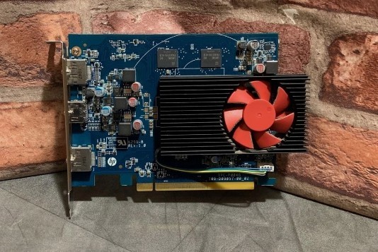HP AMD Radeon RX550 4GB PCIE Dual Display Port Graphics Card L11343-001 HDMI
