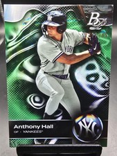 2023 Bowman Platinum #TOP-73 Anthony Hall Top Prospects Emerald Ice Foil #/299