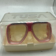 Tusa Liberator Plus Snorkel SCUBA Mask Tempered - Pink case