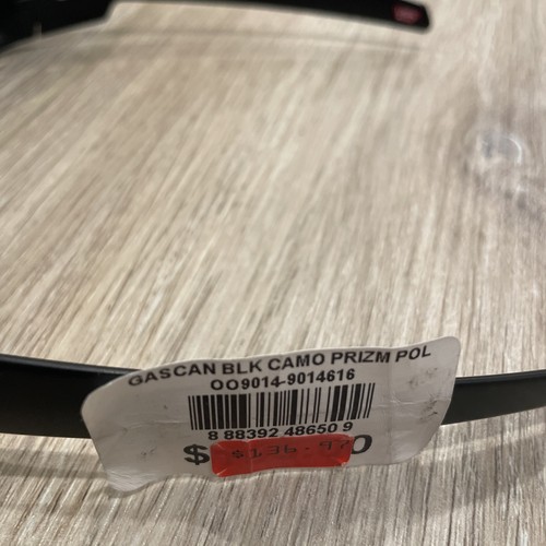 Oakley 03-473 Gascan Matte Rectangular Sunglasses 60mm - Black/Gray - Picture 3 of 6