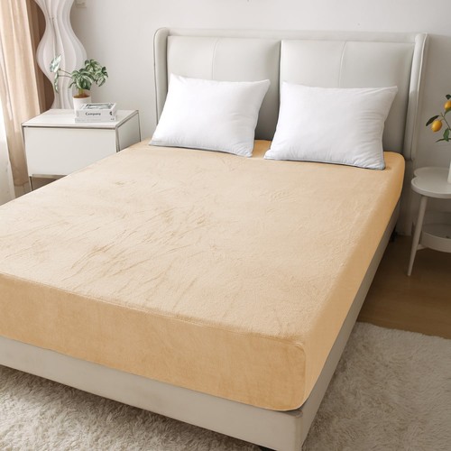 Extra Deep Teddy Fleece Fitted Sheet Soft Warm & Cosy Bedding Single Double King - Picture 30 of 90