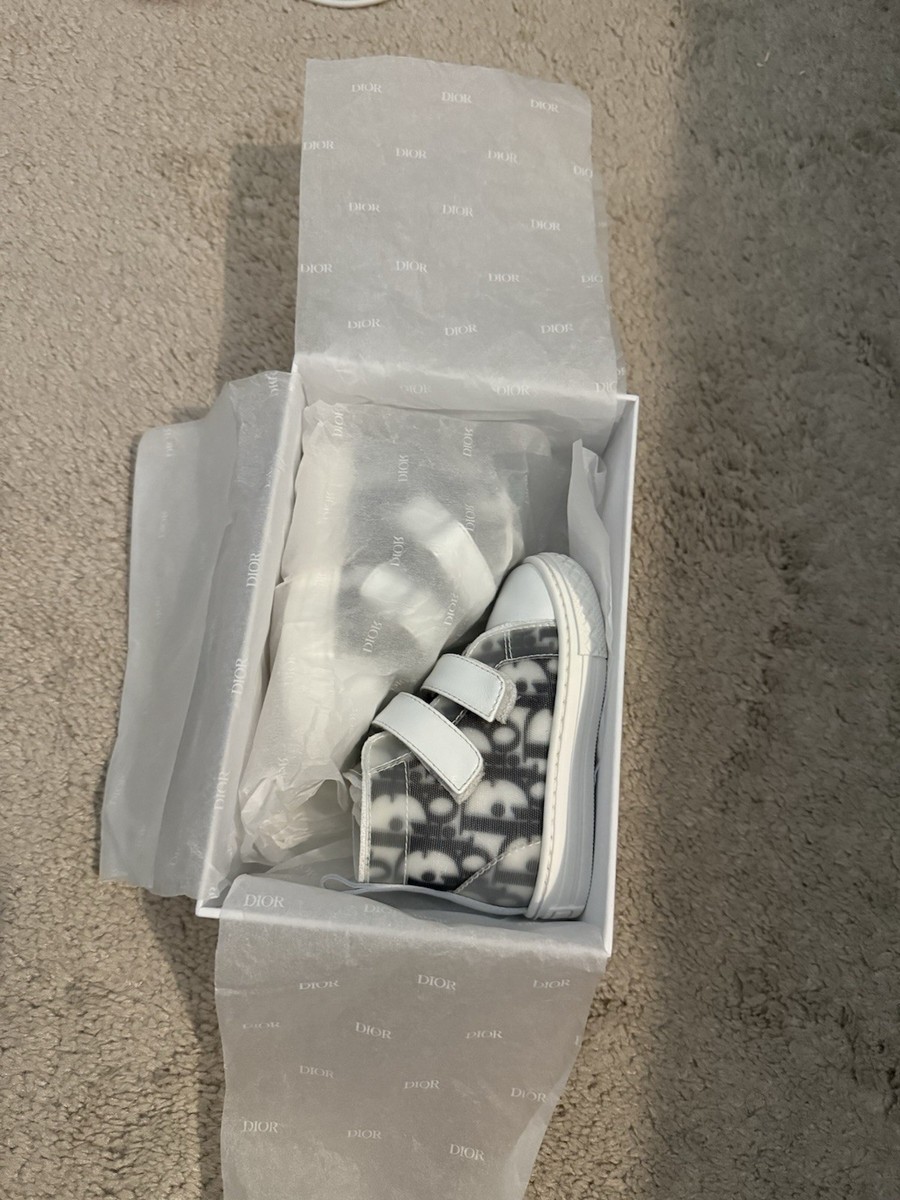 Dior Kids High-Top Sneakers Monogram Design | eBay