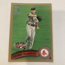 2011 Topps Update #US278 Jacoby Ellsbury Gold #/2011