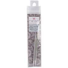 ChiaoGoo 7504CG-8 TWIST Red Lace Interchangeable Tips 4"-Size 8/5mm