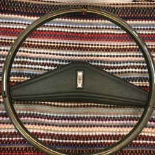 Oem 1970s Oldsmobile Cutlass 442 Steering Wheel Horn Center 97535611 Green