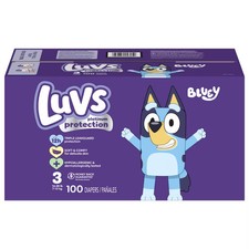 Luvs Platinum Protection Baby Diapers, Size 3, 100 Count 0.30 per diaper