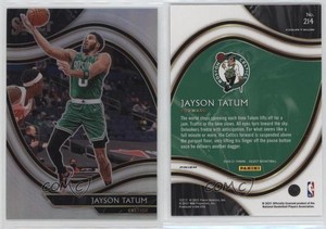 2020-21 Panini Select Courtside Silver Prizm Jayson Tatum #214
