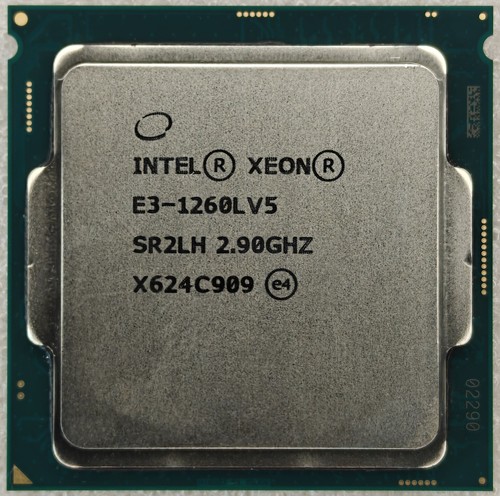 Intel Xeon Quad-Core E3-1260Lv5 2.90GHZ 8MB FCLGA1151 Server CPU Processor SR2LH - Picture 2 of 4