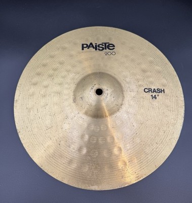 Paiste 200 14'' Crash Becken - West Germany, 80er Jahre, keine Risse