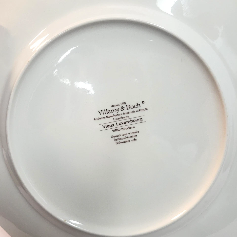 Lote de 2 platos de cena Villeroy & Boch Vieux Luxembourg 10 1/4" Foto 4 de 4