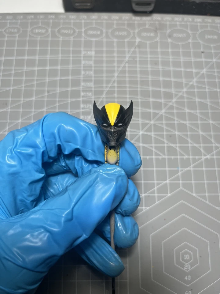 1/12彩绘终极金刚狼面具头部模型适合6英寸可动人偶 — 第 2/4 张图片