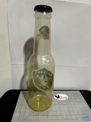 NFL Vintage Raiders plastic Bottle bank 21” - Picture 9 of 9