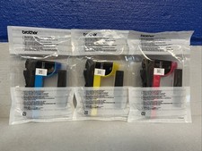 Brother Genuine LC404 3PK Magenta/Cyan/Yellow Ink Cartridge Set New No Box
