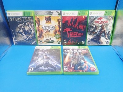 Lot of 6 Xbox 360 Games. Star Wars Unleashed,  Dead Island, Mass Effect Etc.