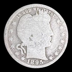 1895 Barber Silver Quarter