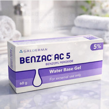 Benzac AC 5 Gel 60g Acne Spot Treatment Benzoyl Peroxide Oil Control PimpleCare