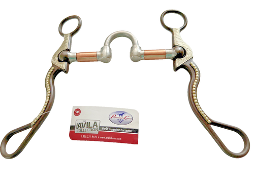 Professionals Choice Bit Bob Avila Correction 7 1/4" Cheek AVB-108, New W/Tag - Picture 3 of 4