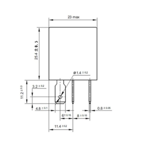 3 Stück 24V 30A Auto Automotive Van Boot Elektronische 4-polige SPST-Relais - Picture 2 of 6