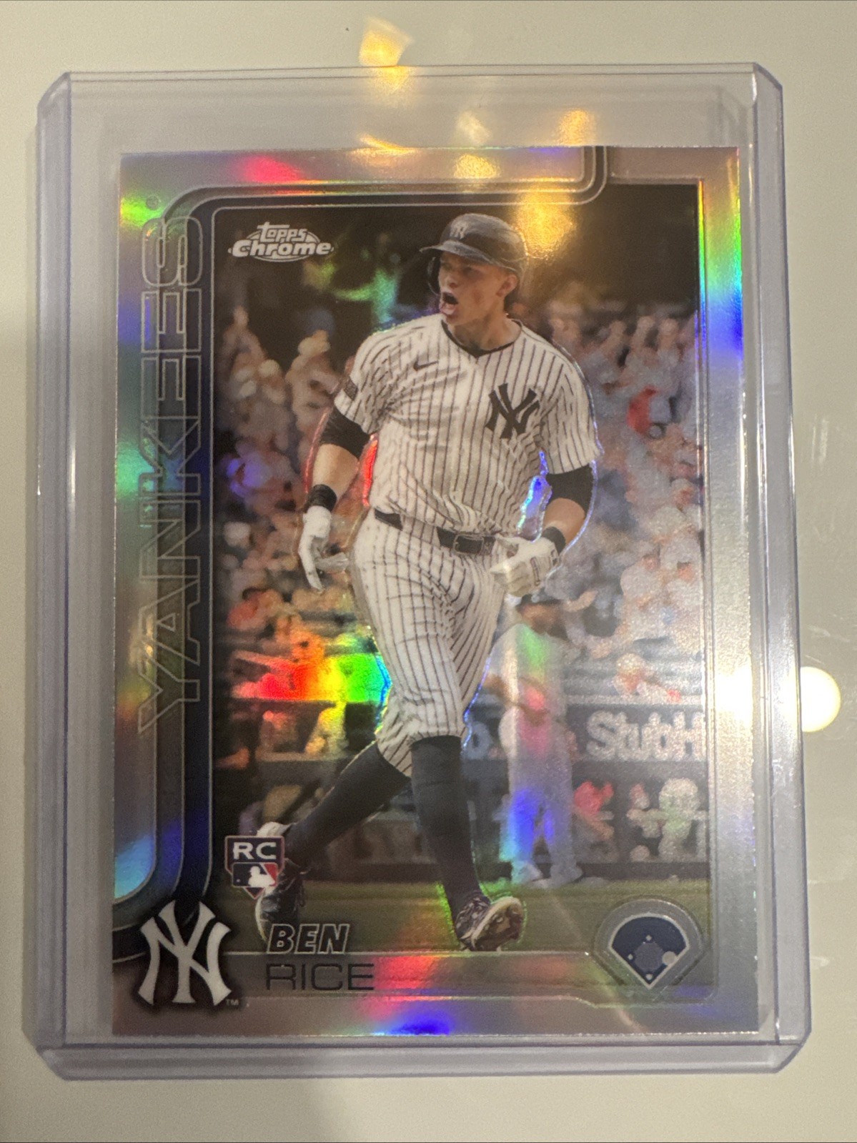 2025 Topps Chrome - Ben Rice #139 Refractor (RC)