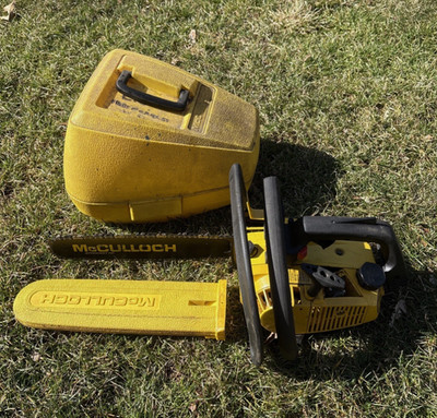 Vintage Mcculloch Power Mac 320 Chainsaw