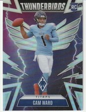 Cam Ward - 2025 Panini Phoenix - Thunderbirds #49 (RC) - Titans