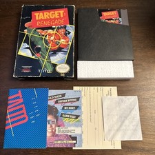 Target Renegade (Nintendo NES) W Original Receipt & Reg - Tested - Authentic