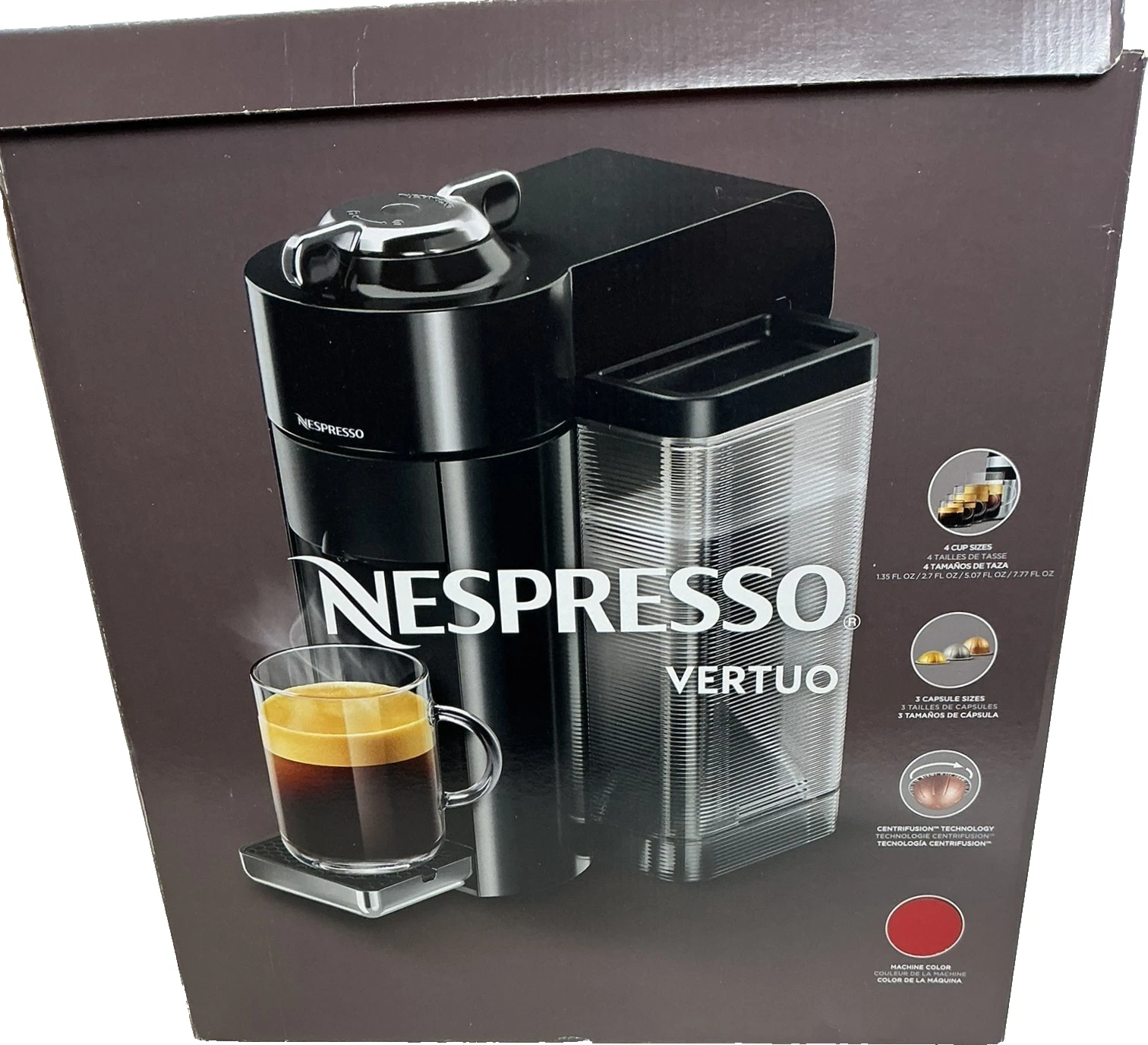 Nespresso GCC1-US-BK-NE VertuoLine Evoluo