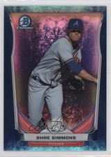 2014 Bowman Chrome Bubbles Refractor 14/99 Shae Simmons #PS-SS 3q5