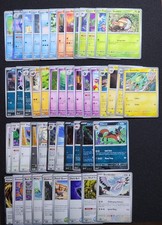 Pokemon Pitch Black  Lot Of 48 Different Cards Master Set Filler