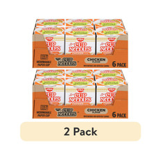 2 pack Nissin Foods Cup Noodles Ramen Noodle Soup, Chicken Flavor, 2.25 oz Cup