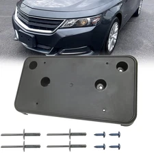 Front License Plate Frame Tag Holder Mounting Bracket For Chevy Impala 2014-2020