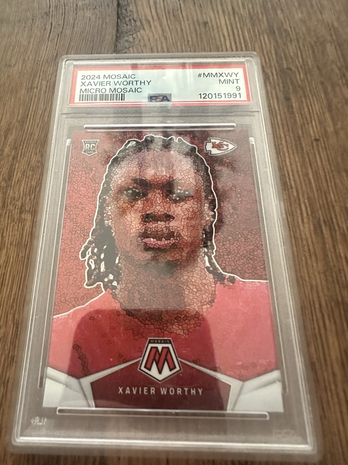 2024 Panini Mosaic - Micro Mosaic Xavier Worthy #MM-XWY (RC)