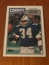 1987 Topps - Herschel Walker #264 Running Back in Light Blue (RC)